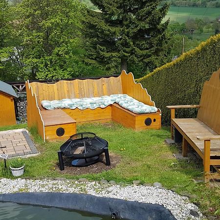 Apartamento Waldhufenidyll Koenigswalde Im Erzgebirge Konigswalde Exterior foto