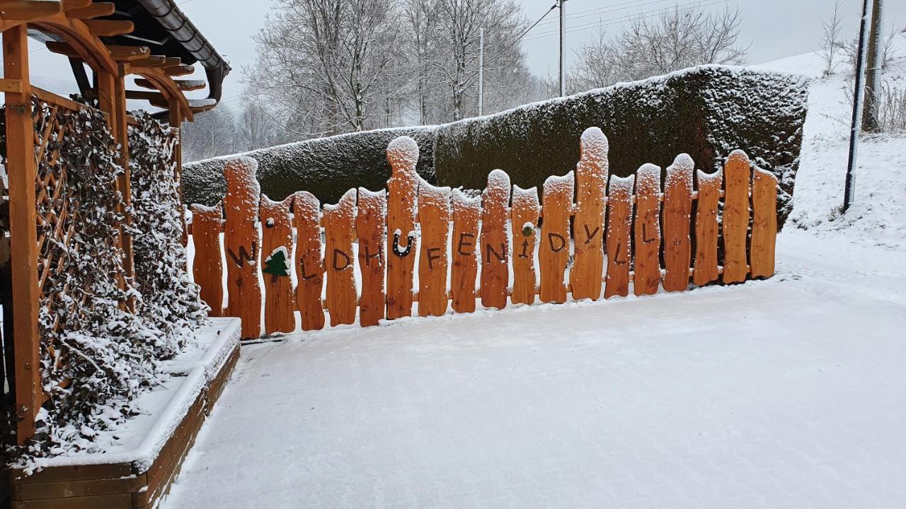 Apartamento Waldhufenidyll Koenigswalde Im Erzgebirge Konigswalde Exterior foto